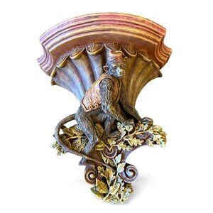 Vintage Bell Hop Monkey Wall Sconce/shelf plate